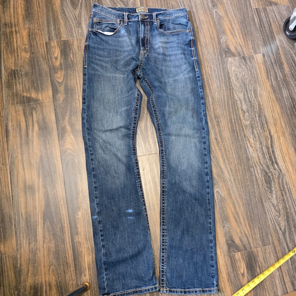 Wrangler 20X Competition Mens Straight Leg Jeans Blue 34x38 1042MWXMD